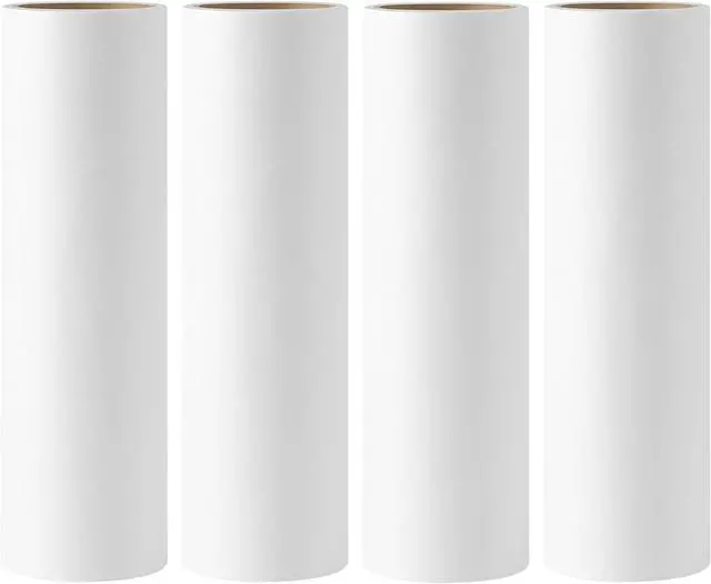 Main image of 6.3 inch Large Lint Roller Refills for Pet Hair Extra Sticky Roller Refills 6.3 in Long Handle Lint Roller Replacement for Floor Carpet Couch Clothes (Pack of 4)