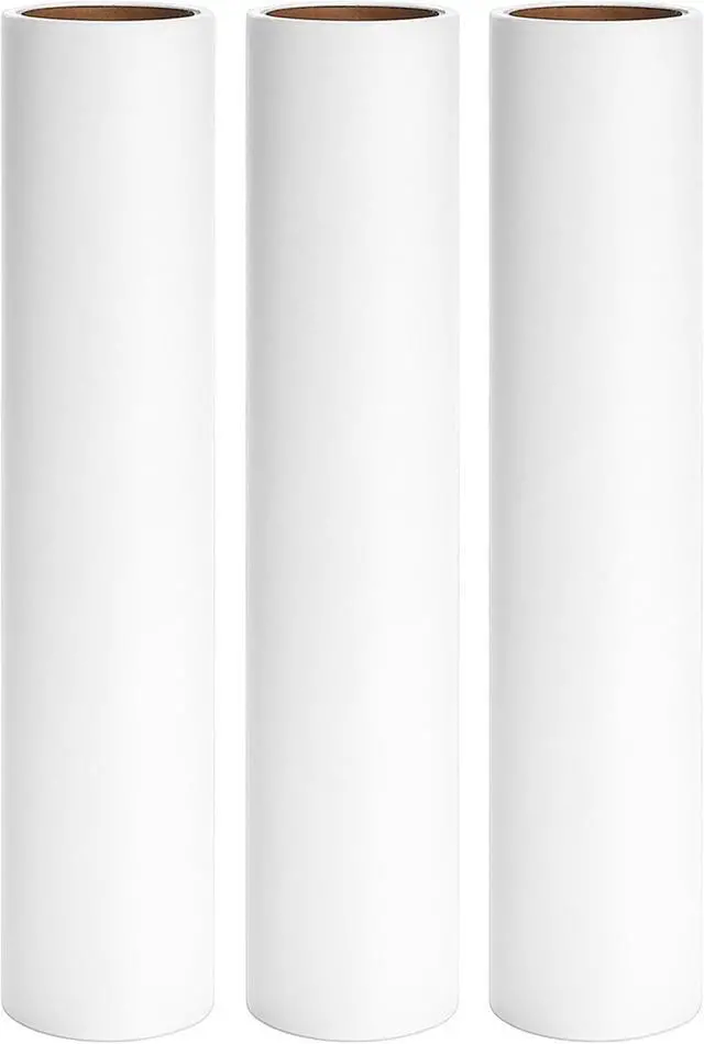 Main image of 9.45 inch Lint Roller Refills for Floor Lint Roller Replacement 9.4 inch to 9.5 inch Wide Large Floor and Carpet Lint Remover Refills, Pack of 3 Rolls Extra Sticky 180 Sheets Total