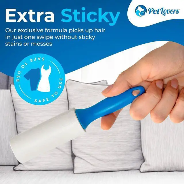 Alt view image 2 of 7 - PetLovers Lint Rollers for Pet Hair Extra Sticky - Lint Remover for Clothes (2 Pack Travel Size)