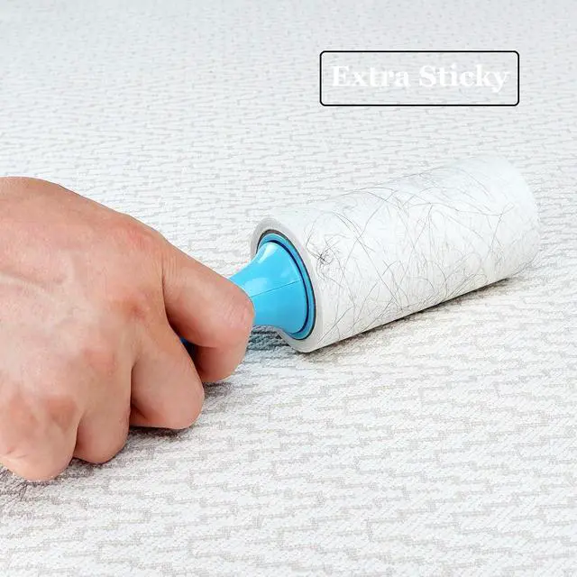 Alt view image 4 of 7 - 4 inch Lint Roller Refills for Evercare PetLovers Fedicelly Albatross and More Lint Rollers, Extra Sticky 90 Sheets per Refill, Pack of 4 Rolls, 360 Sheets Total (1 1/2 inch Inside Diameter)