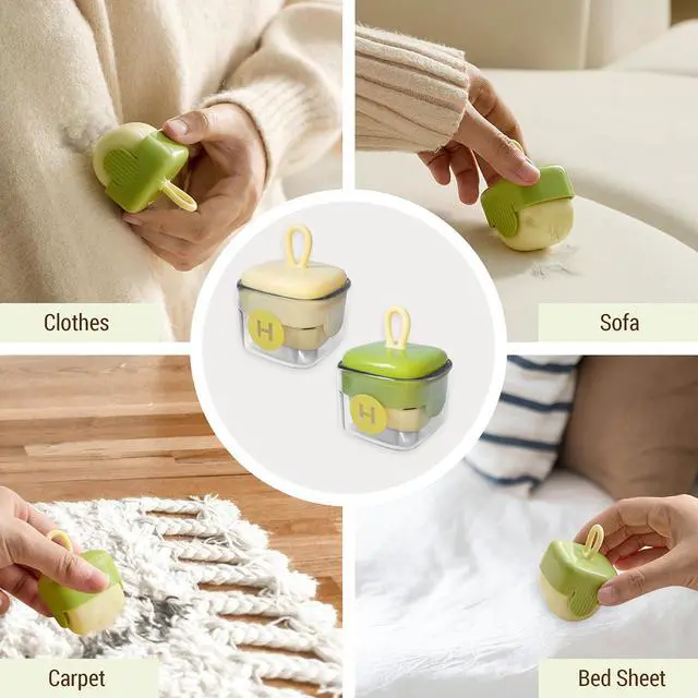 Alt view image 3 of 7 - Mini Lint Roller Reusable Washable Sticky Pet Hair Remover