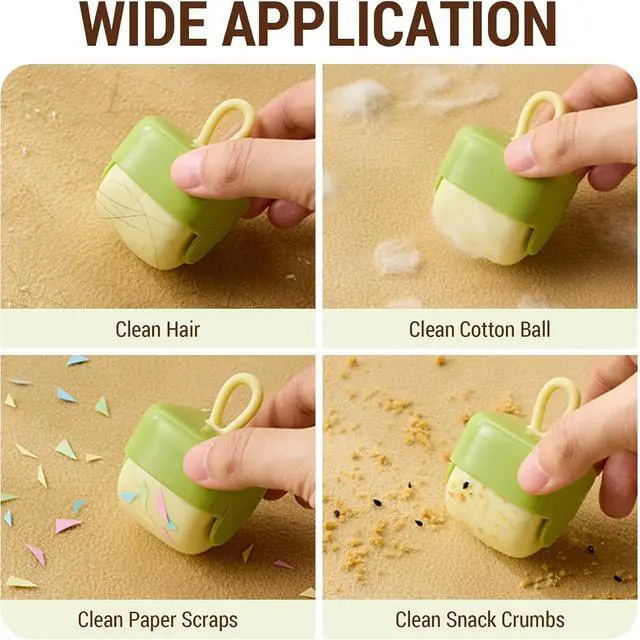 Alt view image 7 of 7 - Mini Lint Roller Reusable Washable Sticky Pet Hair Remover