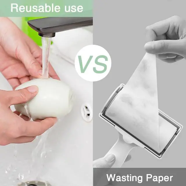 Alt view image 2 of 7 - Reusable Lint Roller Ball, Mini Travel Size Lint Roller for Clothes, On The Go Small Portable Lint Ball Remover for Clothes and Pet Hair, Extra Sticky & Washable Gel (Green)