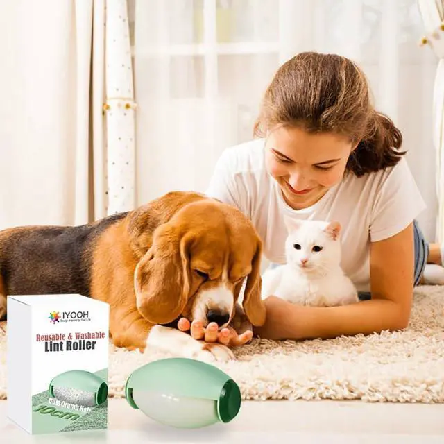Alt view image 6 of 7 - Reusable Lint Roller Ball, Mini Travel Size Lint Roller for Clothes, On The Go Small Portable Lint Ball Remover for Clothes and Pet Hair, Extra Sticky & Washable Gel (Green)