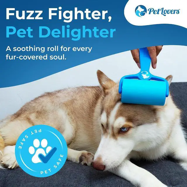 Alt view image 4 of 6 - PetLovers EzRoll Reusable Lint Roller - Sticky for Life & Multi-Purpose Pet Hair, Dust, & Lint Remover for Clothing, Upholstery, & Cars - Sustainable, Washable & Efficient