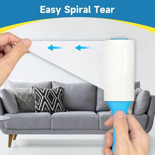 Alt view image 4 of 7 - Swihauk 600 Sheets Extra Sticky Lint Rollers for Pet Hair