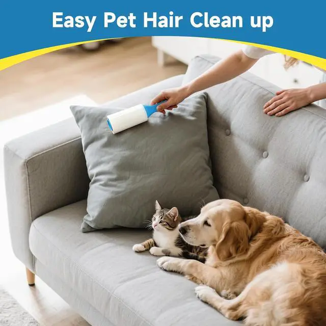 Alt view image 5 of 7 - Swihauk 600 Sheets Extra Sticky Lint Rollers for Pet Hair