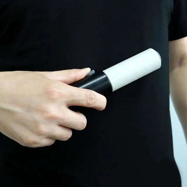 Alt view image 4 of 7 - 3 inch Mini Lint Roller Refills Compatible with Scotch Brite Mini Travel Lint Roller and PetLovers Evercare Mini Pet Hair Remover Sticky Roller Refill 4 Rolls 40 Sheets per Roll Total 160 Sheets