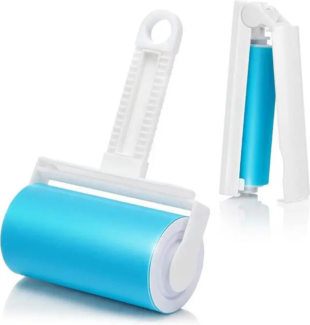 Main image of Schticky 2-Piece Lint Roller Set, Reusable & Washable, Pet Hair Remover