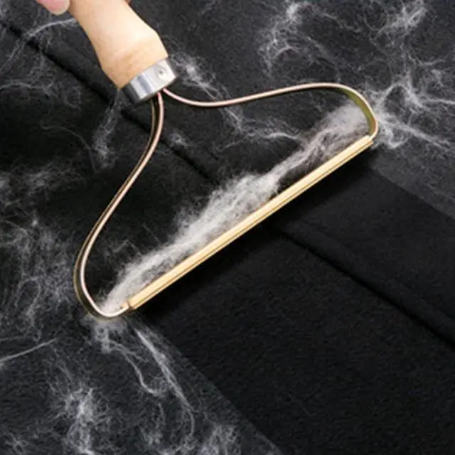 Alt view image 2 of 6 - Lint Remover,2 Pack Pet Hair Remover,Reusable Clothes Carpet Couch Furniture Fabric Shaver Lint Brush Carpet Scraper