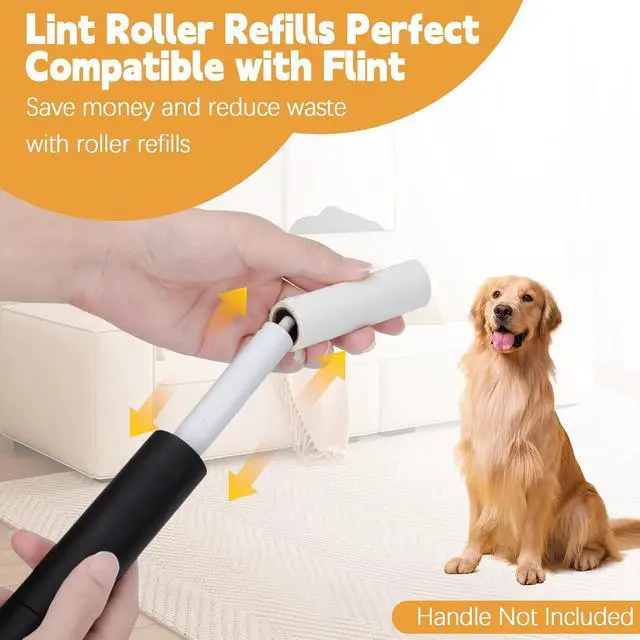 Alt view image 6 of 7 - Lint Roller Refill Compatible with Flint,10 Pack