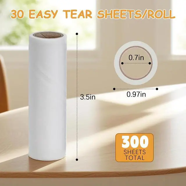 Alt view image 2 of 7 - Lint Roller Refill Compatible with Flint,10 Pack