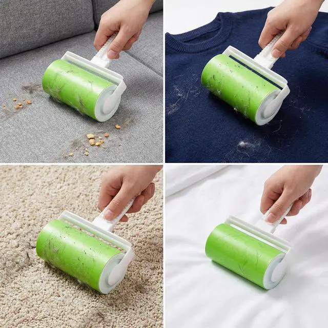 Alt view image 2 of 7 - Reusable Washable Lint Roller 5 Pack, Sticky Mini and Medium Size