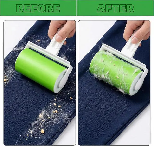 Alt view image 7 of 7 - Reusable Washable Lint Roller 5 Pack, Sticky Mini and Medium Size