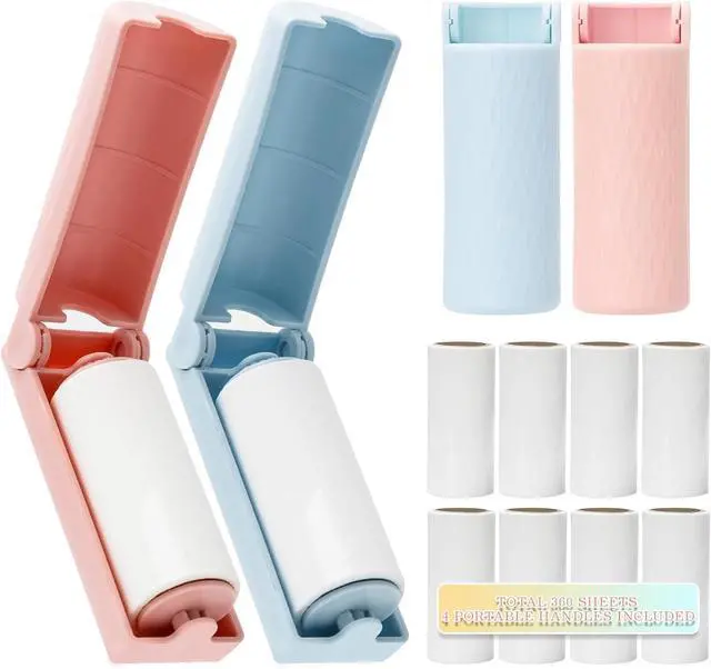 Main image of 16 Pack Travel Lint Roller with 360 Sheets, Mini Portable Lint Remover