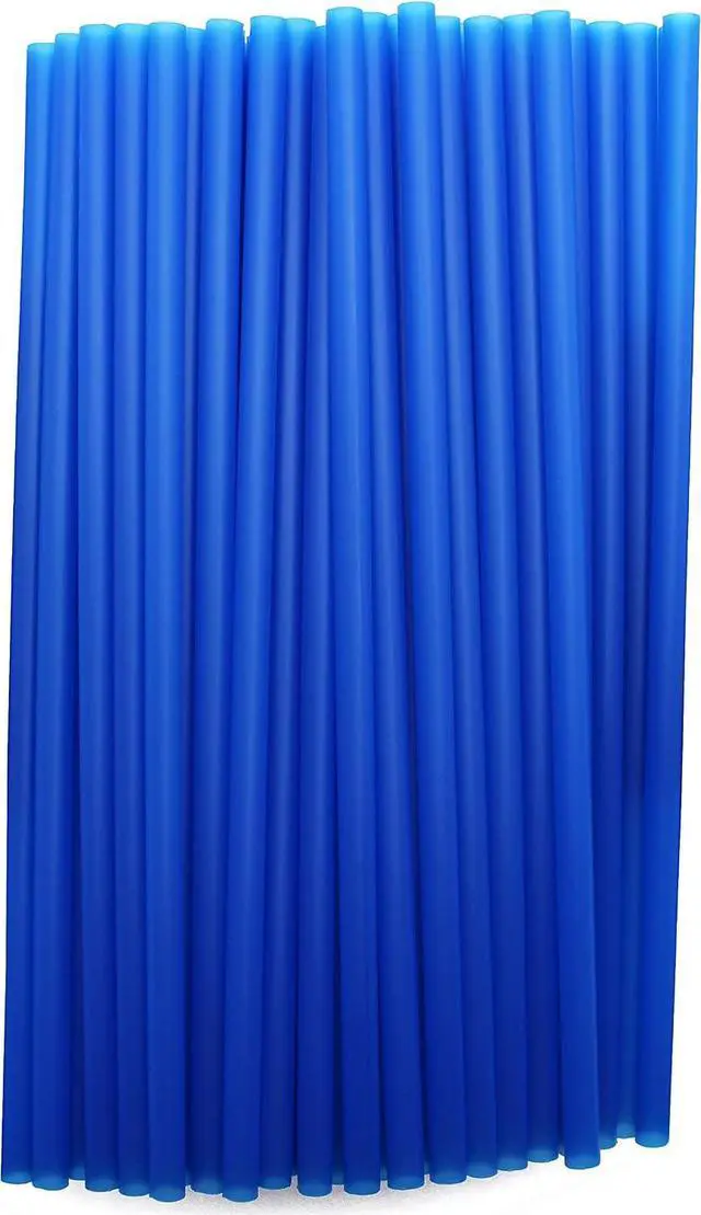 Alt view image 2 of 2 - MagiDeal 10 Inch Drinking Straws (10 Inch x 0.28 Inch) (250, Blue)