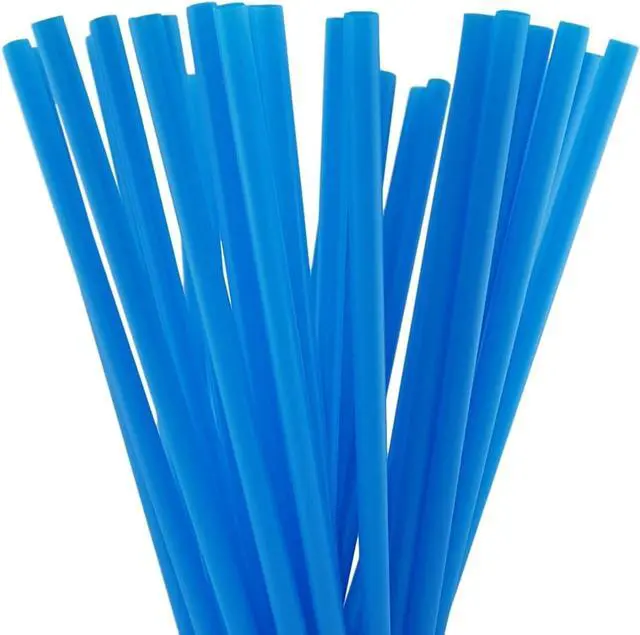 Main image of MagiDeal 10 Inch Drinking Straws (10 Inch x 0.28 Inch) (250, Blue)
