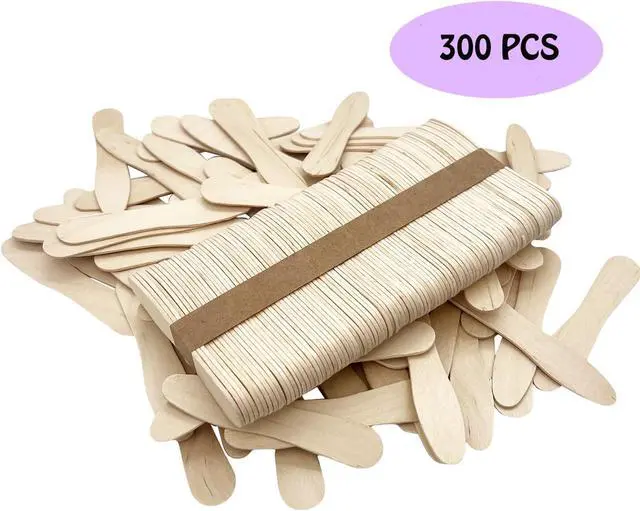 Alt view image 3 of 6 - XYSMZM 300 Pcs 3 Inch Mini Wooden Spoons, Disposable Ice Cream Spoons, Biodegradable Compostable Birchwood