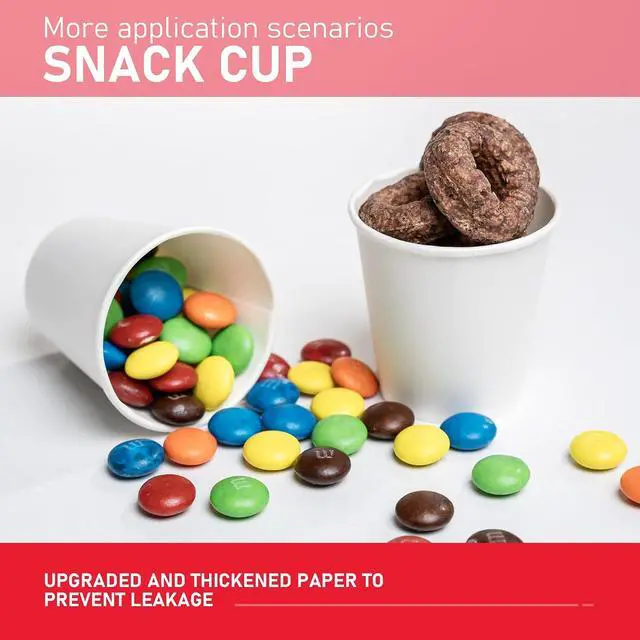 Alt view image 6 of 7 - 200 Pack 3 oz Bathroom Paper Cups, Small Bathroom Cups