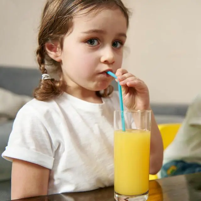Alt view image 7 of 7 - Tomnk 10.3" Flexible Bendy Disposable Drinking Straws, 100 Pack, 8 Colors