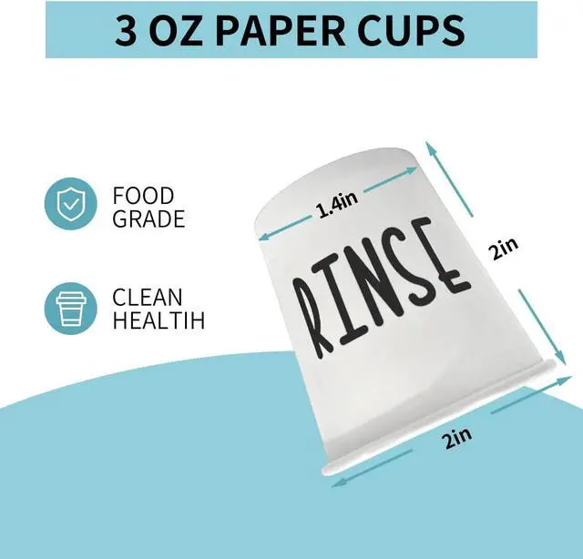 Alt view image 2 of 5 - Mouthwash Cups, 3 oz, 100 Count