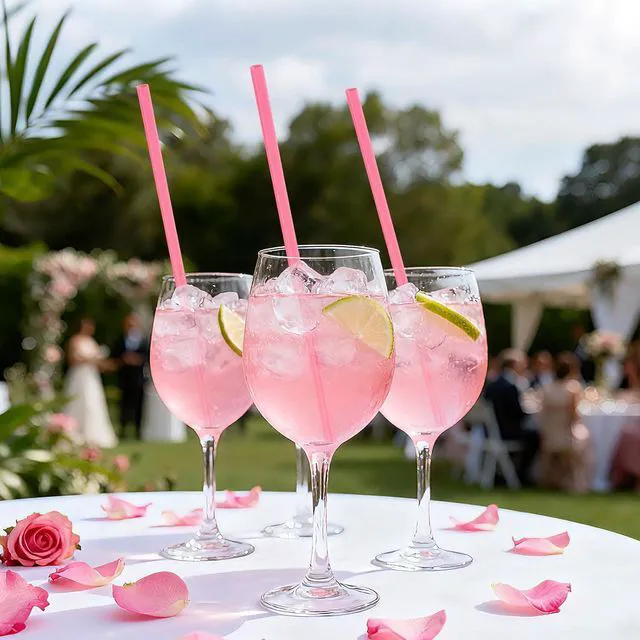 Alt view image 5 of 7 - Hooqict 50pcs Pink Heart Shaped Straws Cute Plastic Drinking Heart Straws Disposable for Valentines Day, Galentines Day Decorations, Wedding, Bachelorette, Birthday, Bridal Shower, Pink Party Supplies