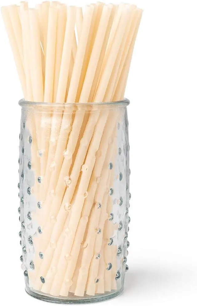 Alt view image 5 of 6 - Eco Friendly Straws - 100% Biodegradable & Compostable, Made From Avocado Pits - 50 Count