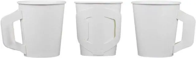 Alt view image 5 of 7 - Hot Beverage Cup for Coffee, Tea, Water, Shots, Wheat Grass, Samples With Handle (50ct 6oz)