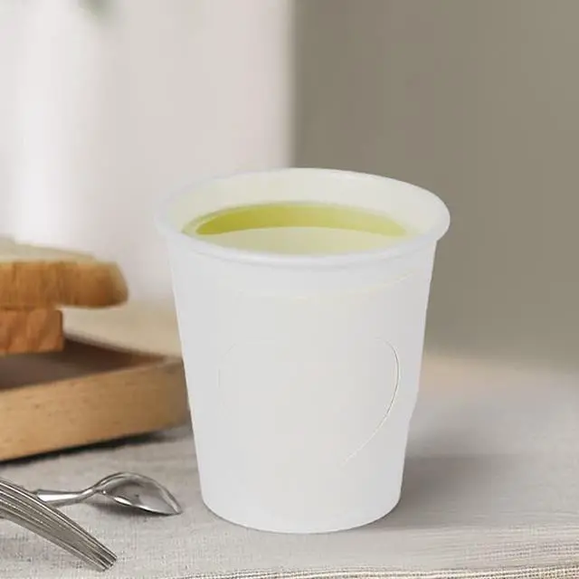 Alt view image 7 of 7 - Hot Beverage Cup for Coffee, Tea, Water, Shots, Wheat Grass, Samples With Handle (50ct 6oz)