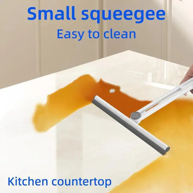 Alt view image 2 of 5 - Small Squeegee,Shower Squeegee for Glass Doors,Bathroom Squeegee for Shower Glass,Window Cleaning