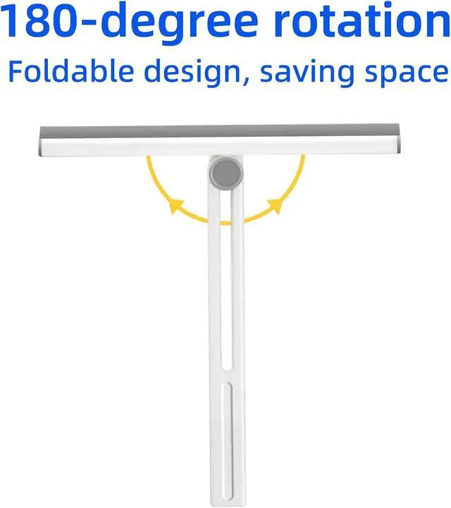 Alt view image 5 of 5 - Small Squeegee,Shower Squeegee for Glass Doors,Bathroom Squeegee for Shower Glass,Window Cleaning