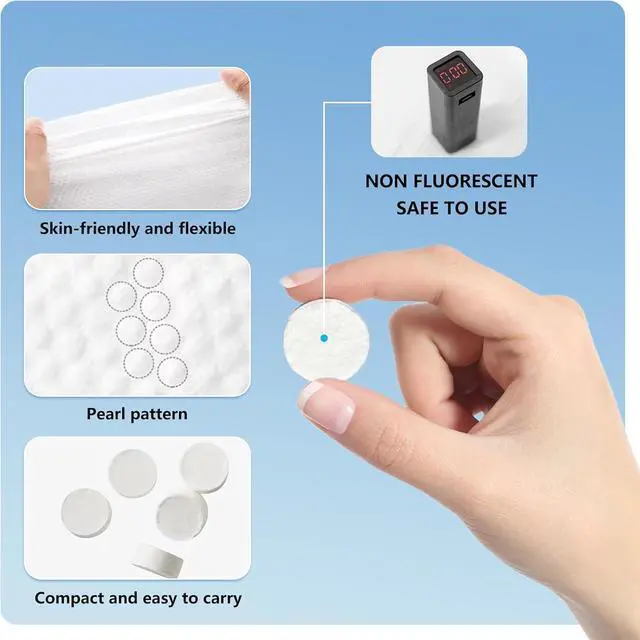 Alt view image 4 of 7 - icepac 120 Pcs Compressed Towels, Camping, Disposable Face Compressed Towels, Magic Towel, Compressed Towel for Travel, Camping,Hiking (8x9in) (White 120)