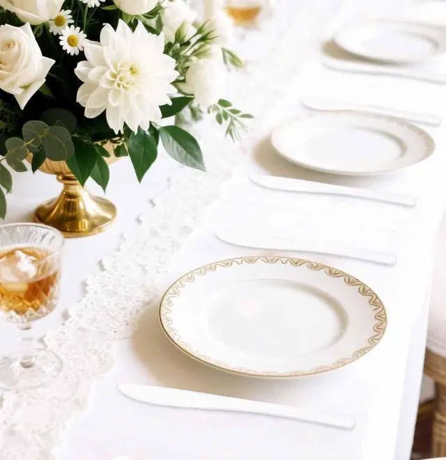 Alt view image 6 of 7 - SietDESEO 25 PCS White Plastic Knives Disposable Utensils Heavy Duty White Knives Disposable Cutlery for Birthday Wedding Baby Shower Bridal Shower Plastic Silverware