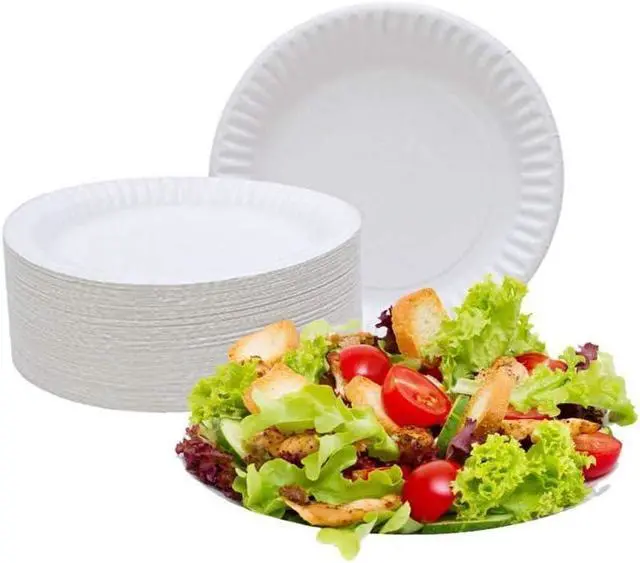 Alt view image 5 of 5 - Perfect Stix 9 inch Paper Plates. Pack of 100 Count Paper Plates. Made In the USA., White