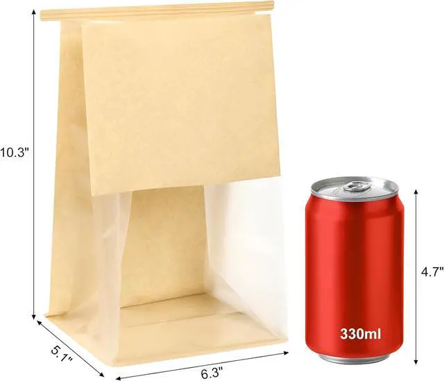 Alt view image 2 of 7 - Ocmoiy Bread Bags for Homemade Breads, 6.3 x 5.1 x 10.3 Inches, 50 Pack