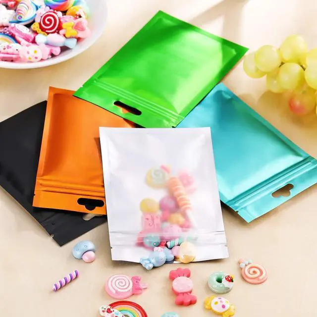 Alt view image 6 of 7 - Hestya 200 Pcs Resealable Film Odor Proof Bags, 3.1 x 5.1 Inch, Multicolor