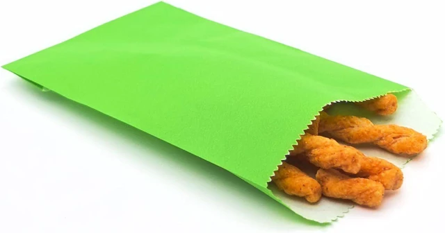 Alt view image 6 of 6 - Green Paper Treat Bag 3.15 x 5.12 inch Small Flat Wax Greaseproof Bakery Glassine Cookie Paper Bags for Candy Chocolate Pastries Snacks (100Pcs Green)