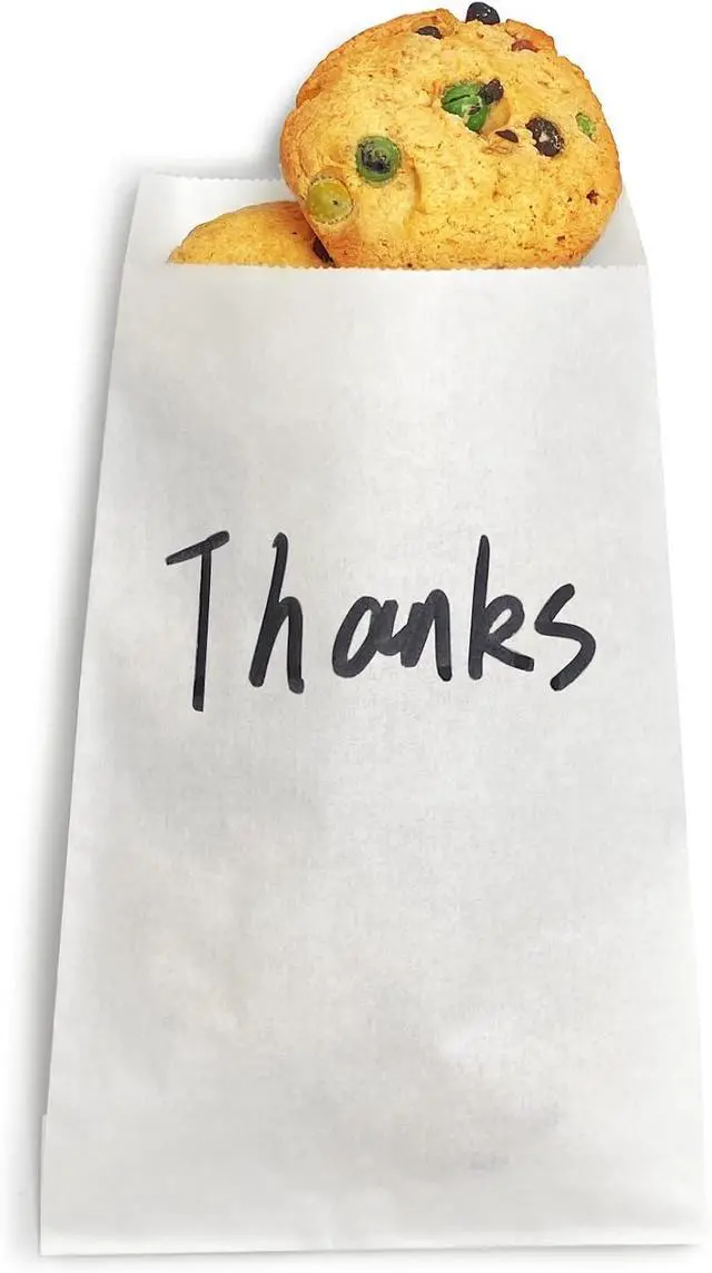 Alt view image 6 of 7 - Glassine Bags 4x6 Inches 100 Pieces Wax Paper Treat Bags