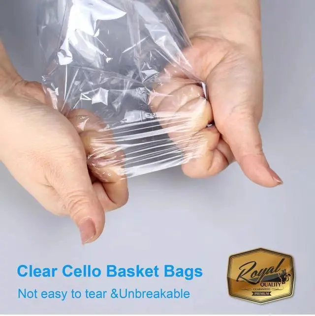 Alt view image 2 of 7 - AOUKAR Shrink Wrap Bags for Gift Baskets 36Pcs 14x18 Inches Chear PVC Heat Shrink Bags Cellophane Wrap for Packaging Large Bags for Easter, Holiday, Birthday, and Any Occasion