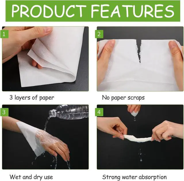 Alt view image 4 of 7 - Mudder 4 Packs Car Visor Tissue Refills, 3-ply 30 Sheets/pack