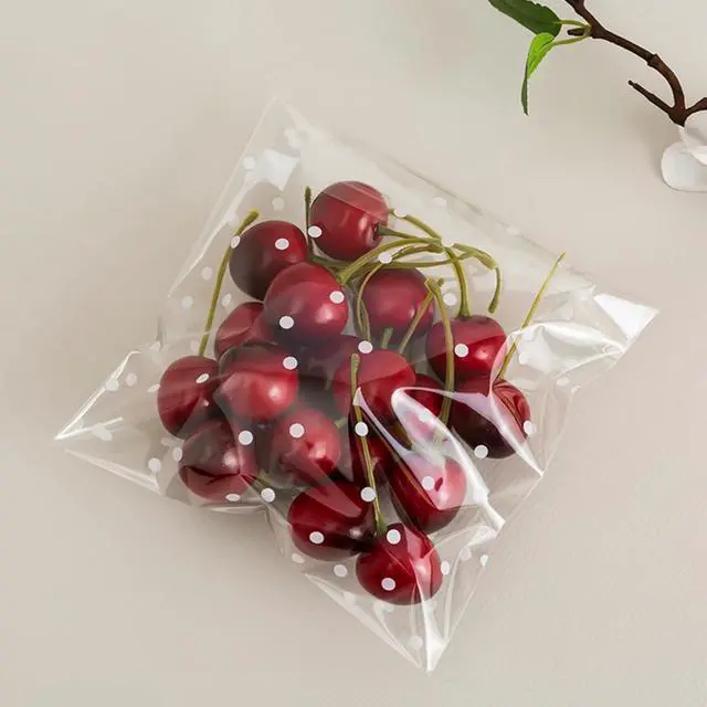 Alt view image 7 of 7 - Morepack 5.5x5.5 Inch Cookie Bags Self Sealing Cellophane Bags 200 Pcs