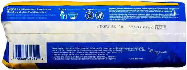 Alt view image 2 of 5 - Stayfree Reg Maxi Pad 24c Size 24ct Stayfree Regular Maxi Pad 24ct