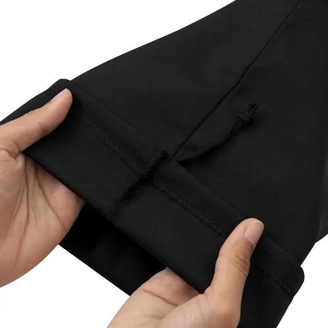 Alt view image 4 of 7 - Black Cotton Drawstring Bags, Reusable Quality with Double String, For Pantry Gifts Stationery - Pack of 6 (Black Cotton Blend, 5 x 7 Inch)