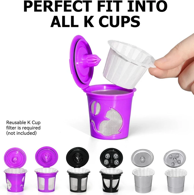 Alt view image 2 of 6 - Fanativita 100ct Disposable Coffee Filters for Reusable K Cups, White