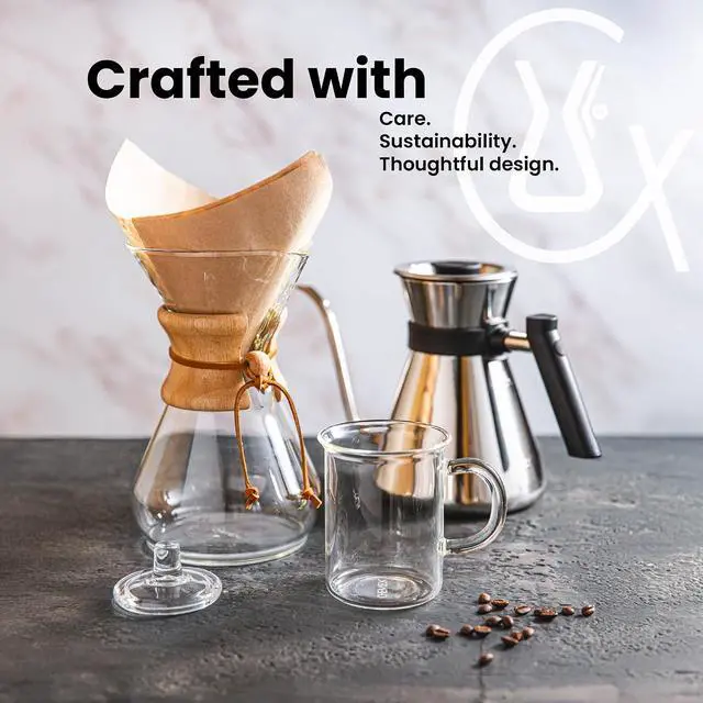 Alt view image 2 of 4 - Chemex Filter Brew Clip, Fits All Pour Over Coffee Makers, Reusable