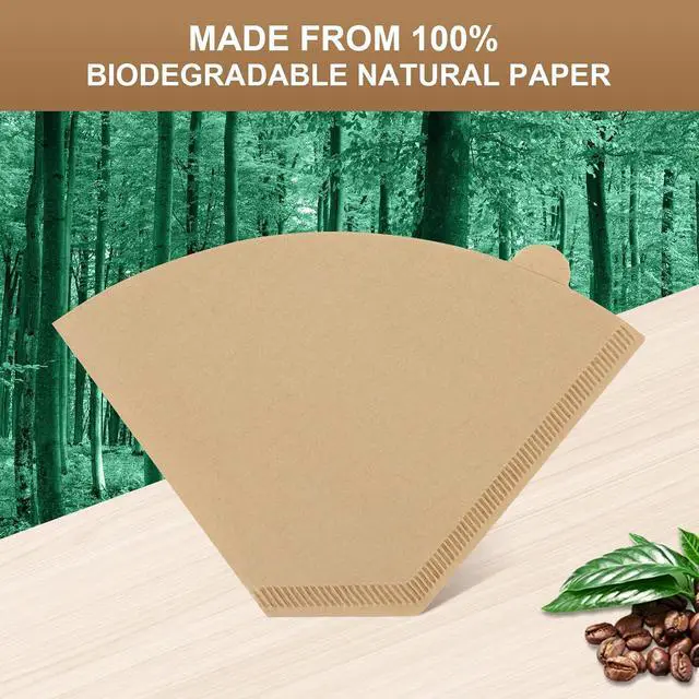 Alt view image 6 of 7 - 100 PCS #4 Coffee Paper Filters for Drew Barrymore, Beautiful 14-Cup