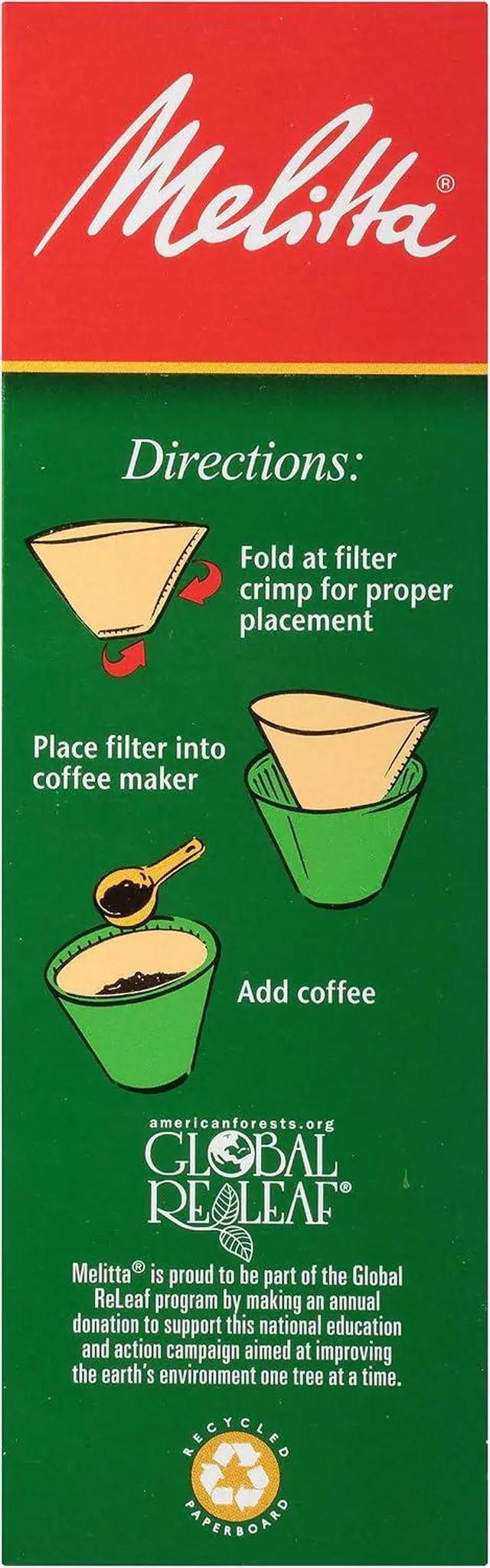 Alt view image 6 of 6 - Melitta #2 Cone Coffee Filters, Bamboo, 80 Count