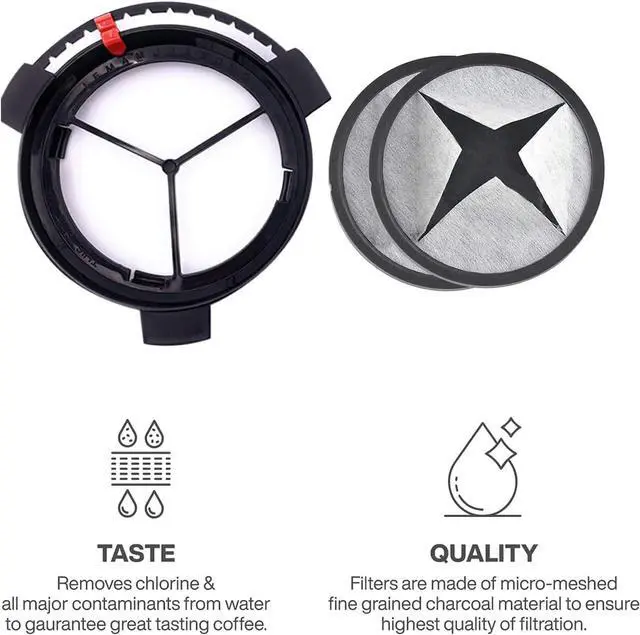 Alt view image 7 of 7 - Mr. Coffee Compatible Coffee Filter Disks - 6 Pcs With 1 Frame