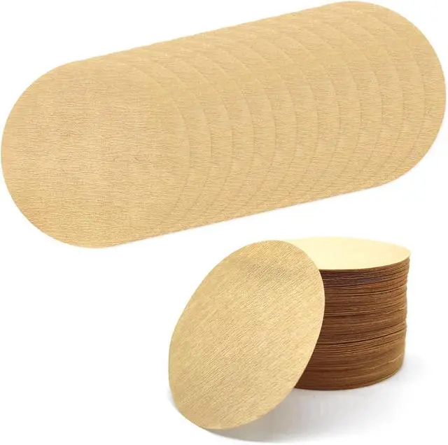 Main image of BlingKingdom 300pcs 2.5" Moka Pot Filter, Unbleached Paper Coffee Filters
