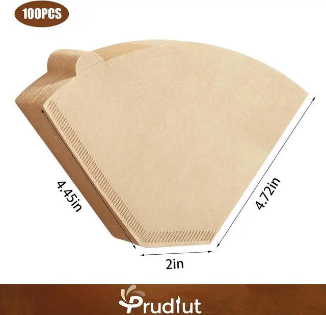 Alt view image 2 of 6 - 200 Count #4 Cone Coffee Filters 8-12 Cup Compatible with Ninja Maker